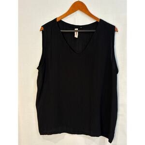 Women’s Serendipity Size XXL Black Tank Blouse
